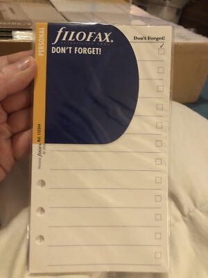 filofax don t forget personal ref 132204