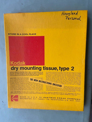 KODAK Dry Mounting Tissue Type 2 60+Sheets Photography Vintage Extra smalls