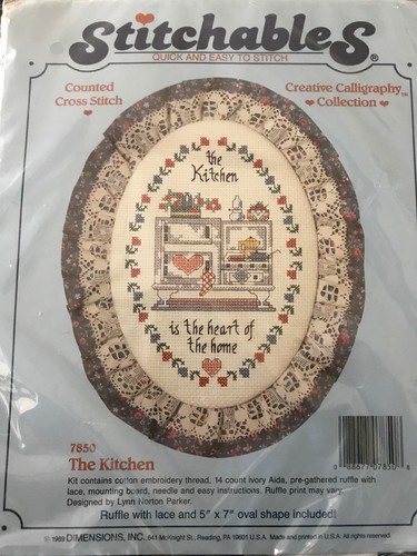 Stitchables Cross Stitch Kit THE KITCHEN  5