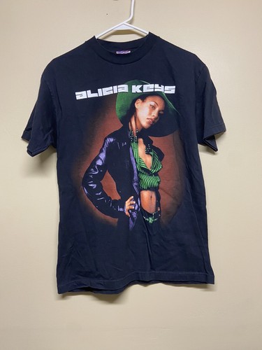 VTG Vintage Alicia Keys Tour T Shirt 2002 Y2K RARE Rap Hip VTG Vintage Alicia Keys Tour T Shirt 2002 Y2K RARE Rap Hip