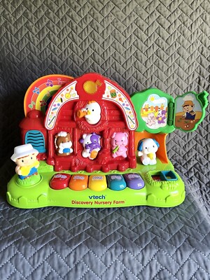 VTECH Talking Discovery Nursery Farm Learning Toy Colors Music Animals Light