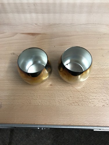 Pair of Oneida Silver Plate Punch Cups - No Handle Style - Add to Your Set