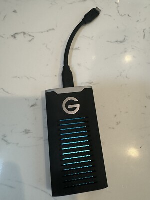 G-Technology 1TB G-DRIVE mobile SSD Durable Portable External Storage - USB-C T