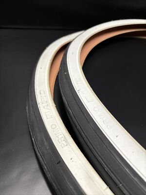 Nos Primo Rapid 700 x 38c 42-622 White Wall Slick Tire Cst Fit: Gt Trek Schwinn