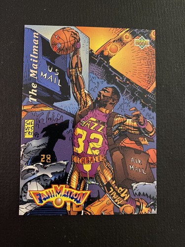 Karl Malone 1992-93 Upper Deck The Mailman FaniMation Jazz