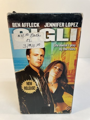 Gigli (VHS Tape, 2003) Ben Affleck, Jennifer Lopez | eBay