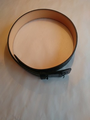 Gould /& Goodrich Lined Duty Belt Size 40 Brass Black Weave