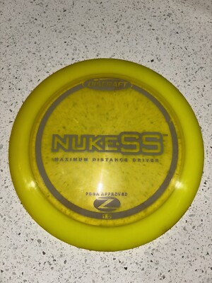 Discraft Z Line Nuke SS Pfn OOP 173g Disc Golf Yellow