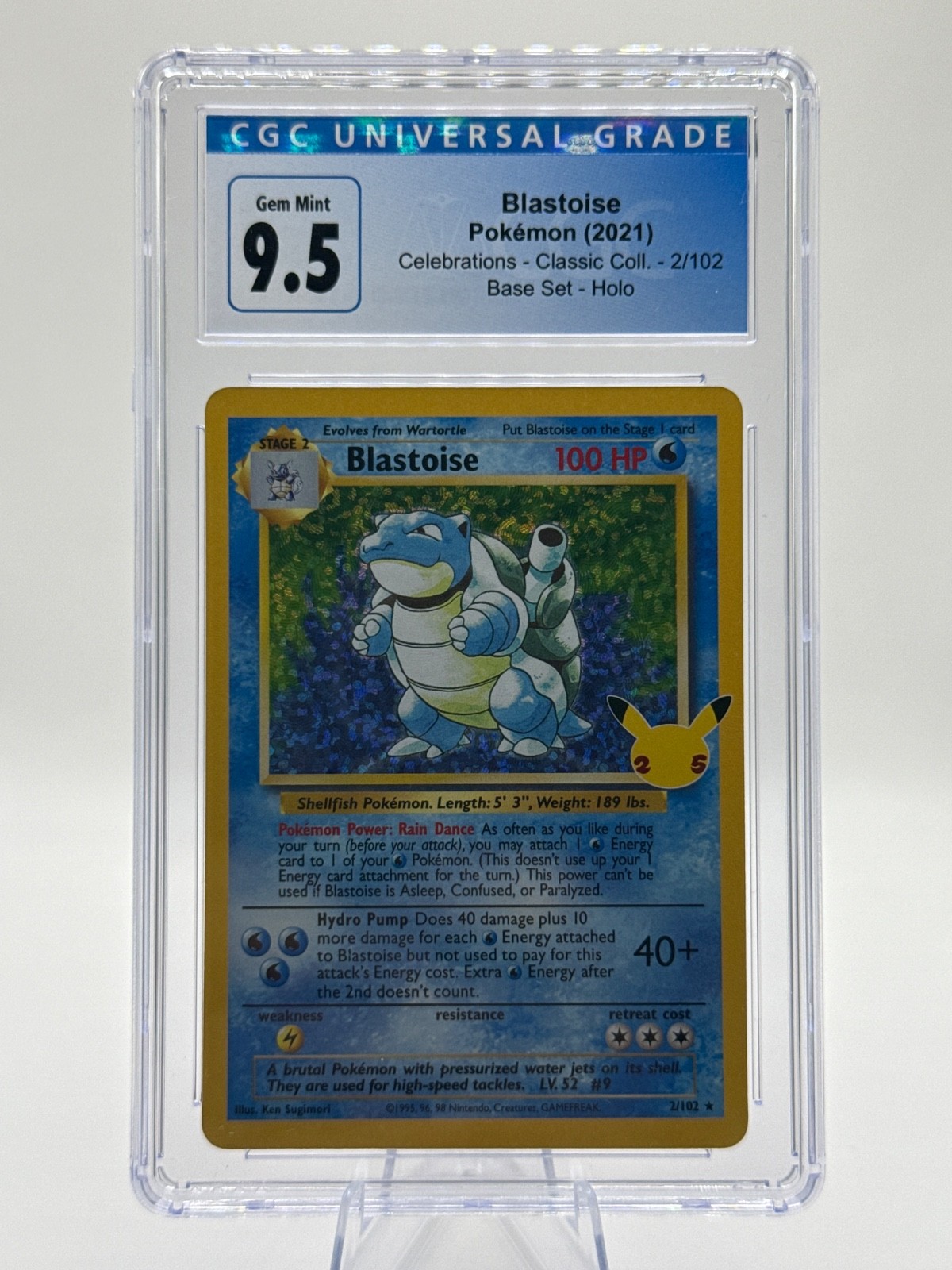 Blastoise 2/102 Celebrations: Classic Collection Holo | eBay
