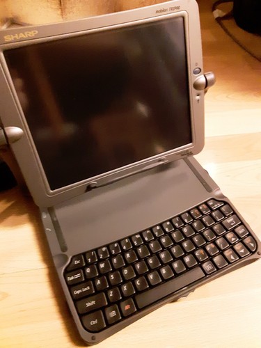 X3 Sharp Pv-6000 Mobilon Tripad Handheld Pc 21340 with Wilson Leather Bag