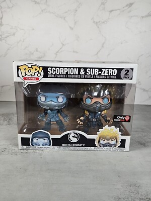 Funko Pop! Vinyl: Mortal Kombat Scorpion & Sub-Zero 2 Pack