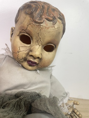 Creepy Scary Baby Doll Halloween Spooky Prop Horror Haunted House Sally