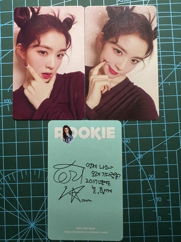 Irene photocard rookie fan made card red velvet | eBay