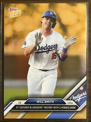 2024 Topps Now #ODB16 Will Smith Los Angeles Dodgers