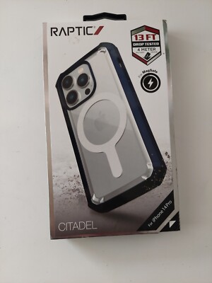 Raptic Shield Citadel Series Case for Apple iPhone 14 Pro - Clear/Blue