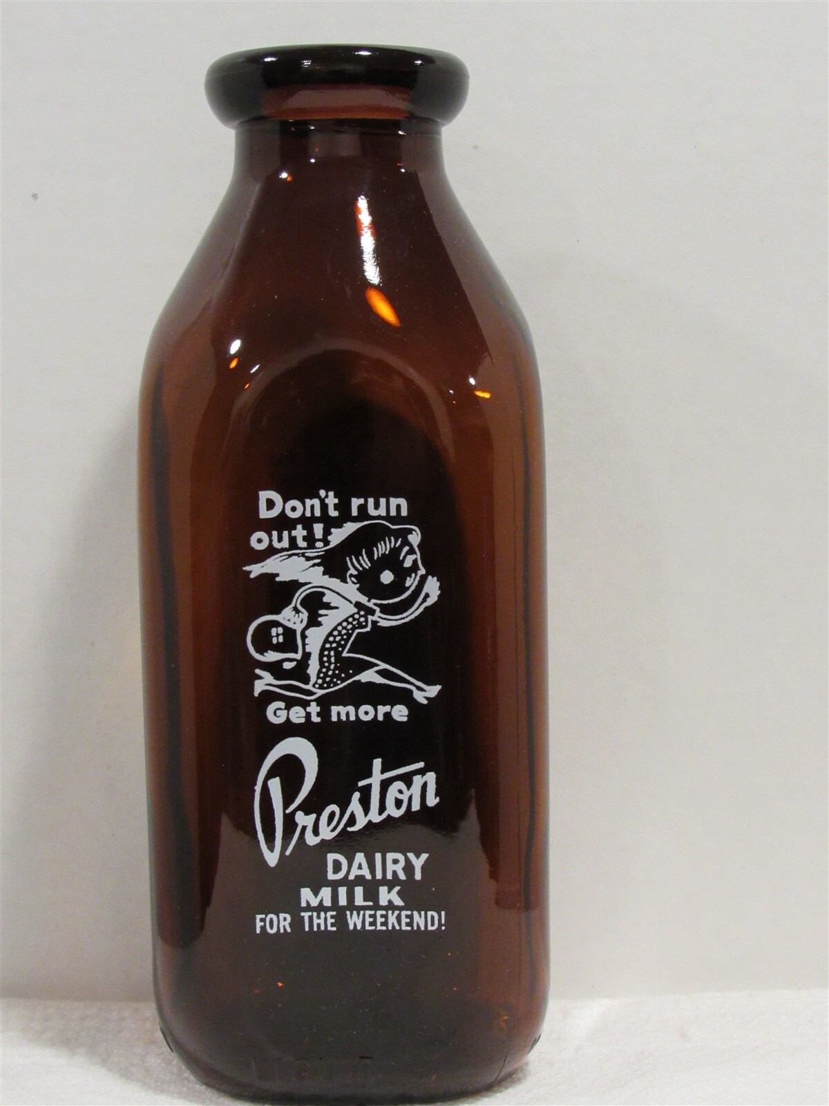 Preston Dairies Quart MIlk Bottle Preston Dairies Quart MIlk Bottle