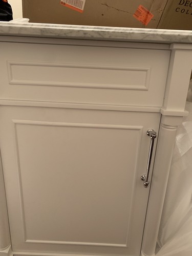 Carrara Marble Vanity Top With White Basin