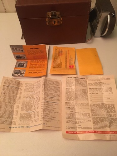 Vintage Revere Eight 67 8mm movie camera bundle