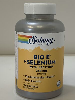 Solaray Bio E with Selenium 60 Softgel