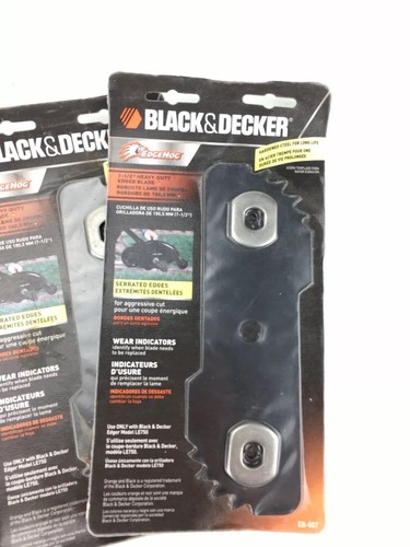 Black+Decker Eb-007 Edge Hog Heavy-Duty Edger Replacement Blade 4 PACK Lot  New