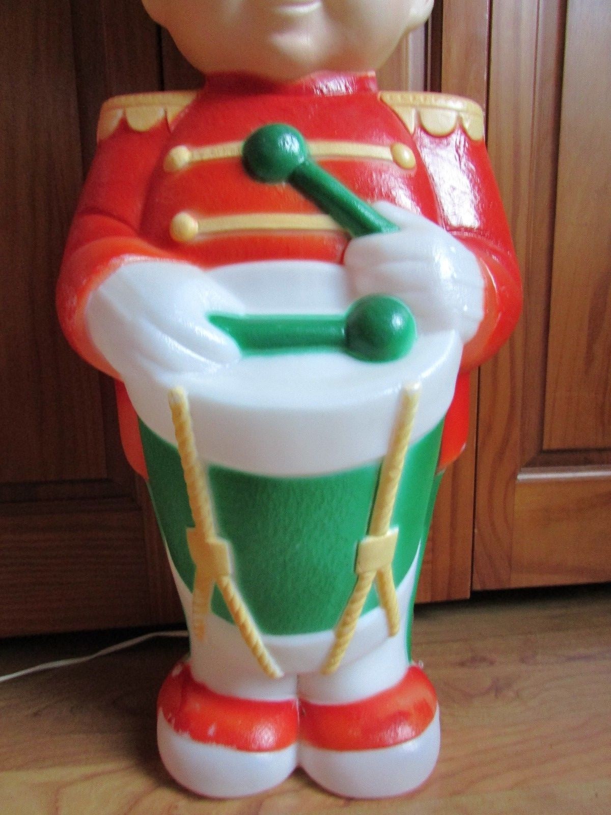 Vintage Lighted Christmas Blow Mold Toy Soldier 34