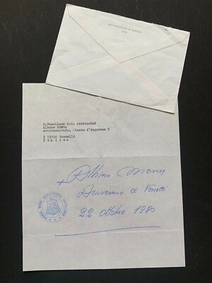 ALBINO MENSA ( 1998) Bischof Italien signed signiertes Konvolut 1980