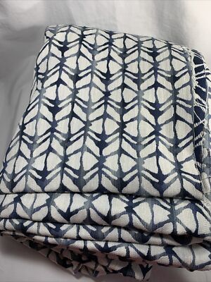 Blue Geometric Multi-Purpose Fabric- 6 yards, 56 inches
