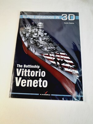 Battleship Vittorio Veneto, Super Drawings in 3D, 16049, Kagero SEALED