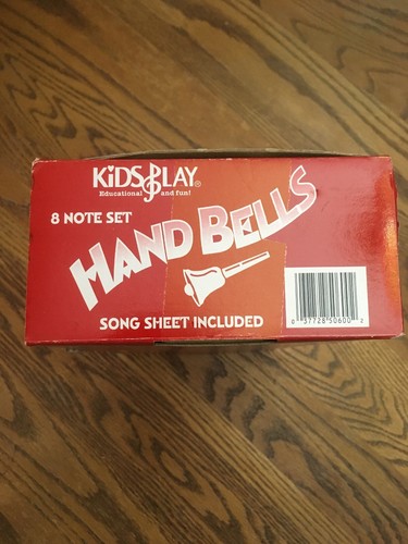 Kids Play RB108 Hand Bells 8 Note Bell Set Rhythm Band Instruments New In Box