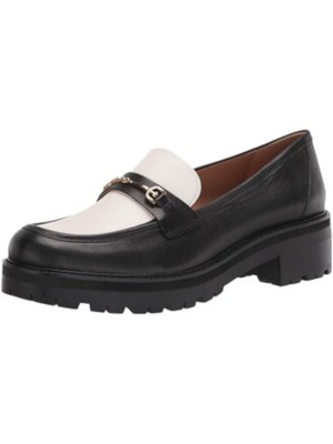 

SAM EDELMAN Черные женские лоферы без шнуровки на каблуке, 1 дюйм, на платформе, 10 м, Черный, H3004L4