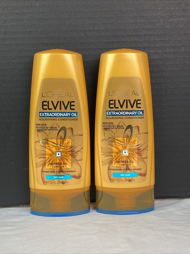 2 PK L'Oreal Elvive Extraordinary Nourishing Conditioner 12.6 Oz EA