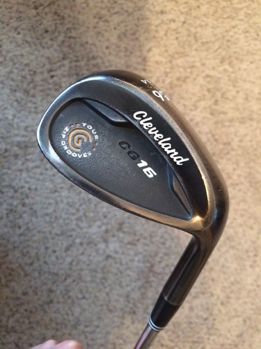 Cleveland CG16 14 Black Pearl Wedge Set 52 56 60 Gap Sand Lob Tour Zip Grooves R