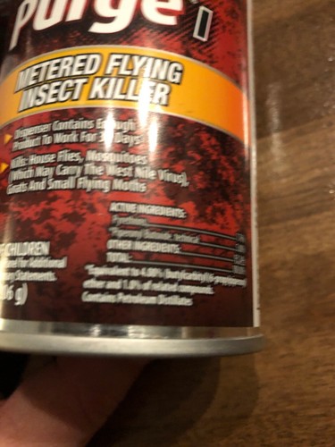 New Lot Of 5 Cans Enforcer EPMFIK7 Purge 1 Metered Flying Insect Killer 7.3 Oz