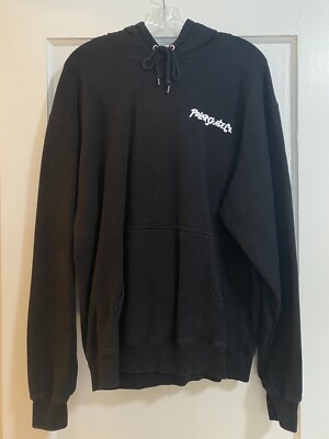 Polar Skate Co Black Hooded Sweatshirt Size XL Dime Butter HUF