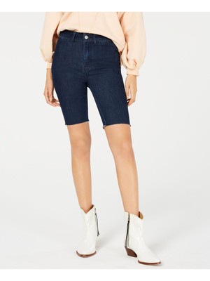 

Женские синие шорты-бермуды FREE PEOPLE. Размер: талия 26., Синий, OB930410