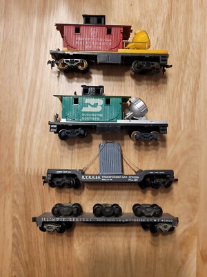 Ho Scale Old Freight Car Lot Of 4