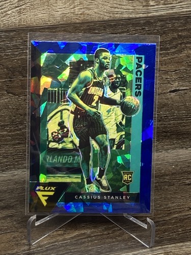 2020-21 Panini Flux #239 CASSIUS STANLEY RC Blue Cracked Ice