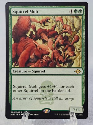 MTG Squirrel Mob #286 Modern Horizons 2 2021 Magic Gathering Card Rare NM