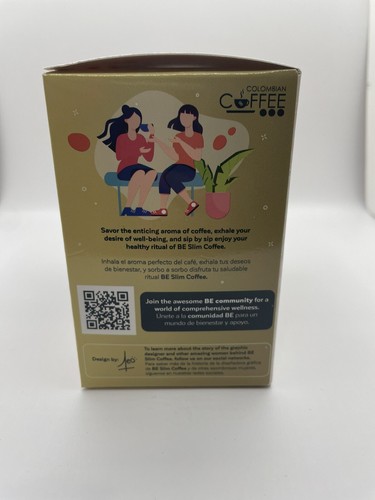 Zermat Be Slim Coffee With L-Carnitine, Reishi And Chaga …. 15 Sachets. Sealed