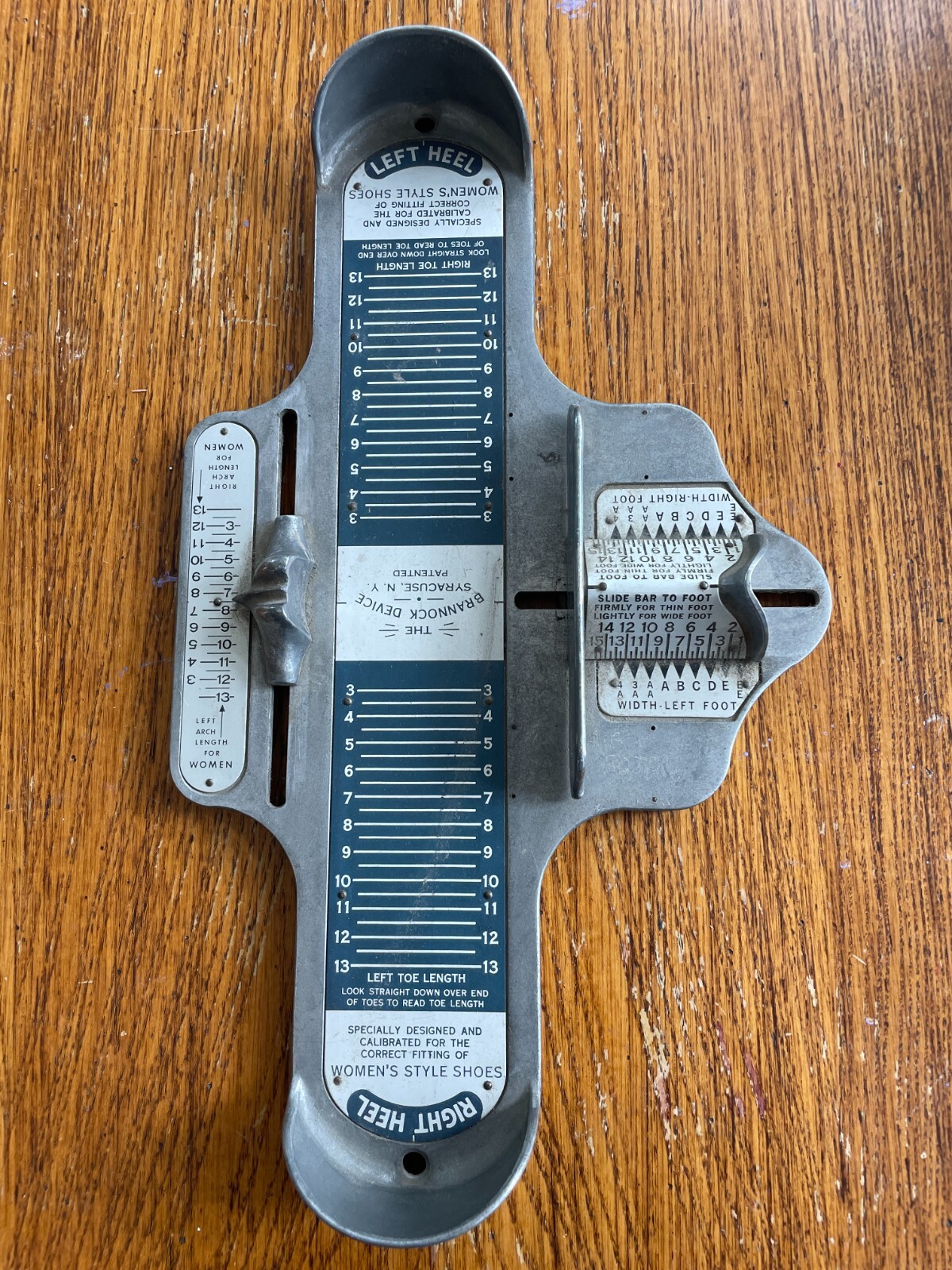 ビンテージ レッドウィング ブランノックデバイス フット スケール