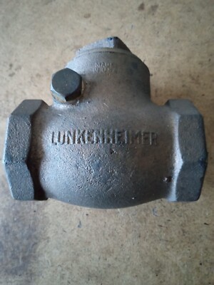 Lunkenheimer check valve brass 1 1/2 NPT