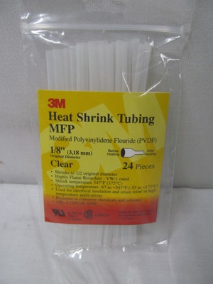 Shrink Tubing 0 125in Id Colors 6in Pk28 3m Fp 301 1 8 Color Wire Cable Conduit Hookup Lead Wire