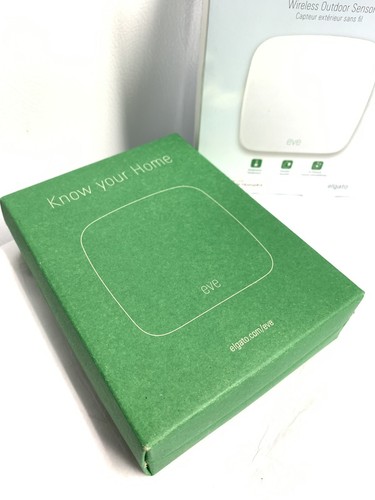 Elgato Eve Weather (works w/ Apple Home Kit) Wireless Outdoor Sensor NEW / OPEN