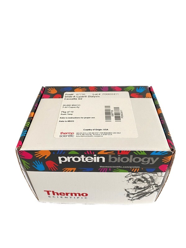 (10/Pk) THERMO 3mL Slide-A-Lyzer G2 Dialysis Cassettes Protein 20K MWCO 87735