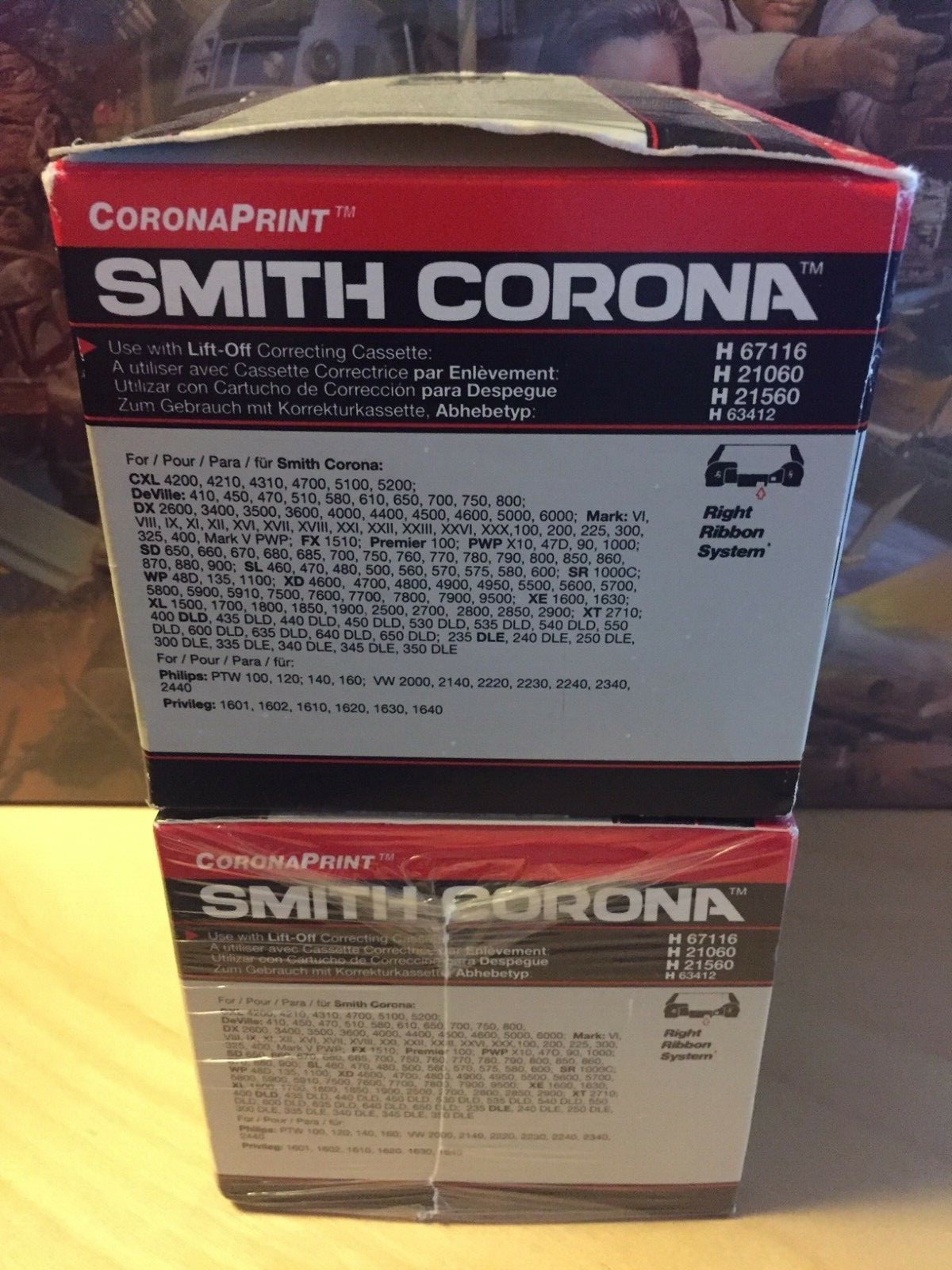 Smith Corona H67108 Correctable Film Ribbon x2 Total of 12!