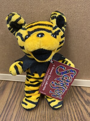 SAMSON Grateful Dead Bean Bear Plush 7  - New By Liquid Blue - 1997