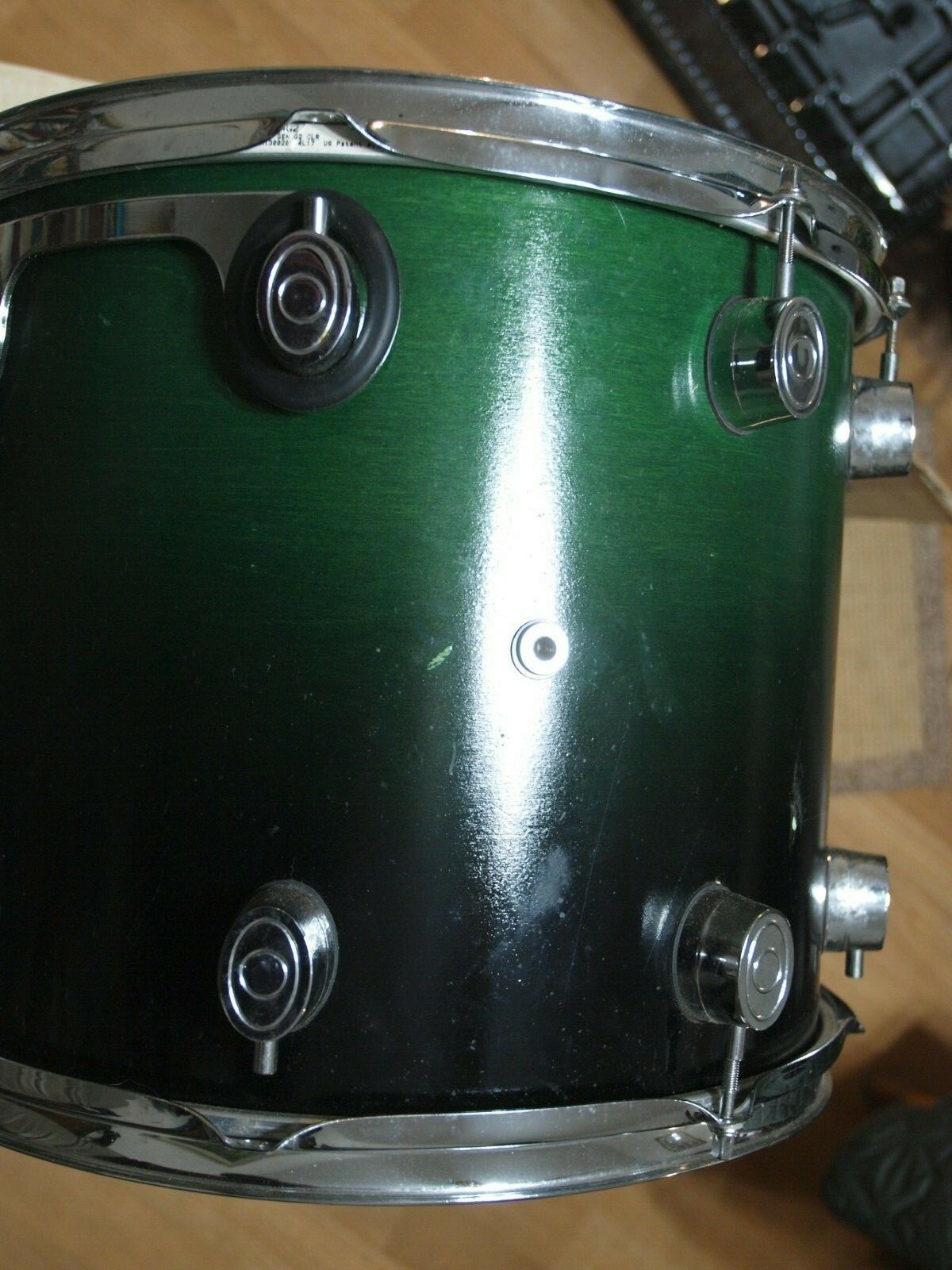 Pacific MX series 14 x 12 tom, green, missing a few parts