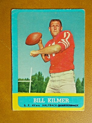 1963 Topps Bill Kilmer San Francisco 49ers #136 Football Card VG Condition