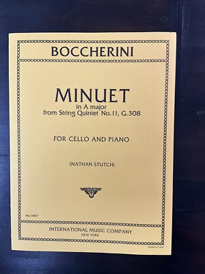 Boccherini: Minuet in A Major from String Quintet No. 11, G. 308 for Cello
