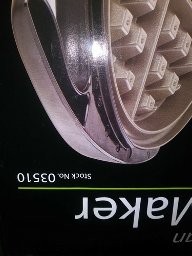 Presto 03510 FlipSide Belgian Waffle Maker Ceramic Nonstick Brushed SS Exterior